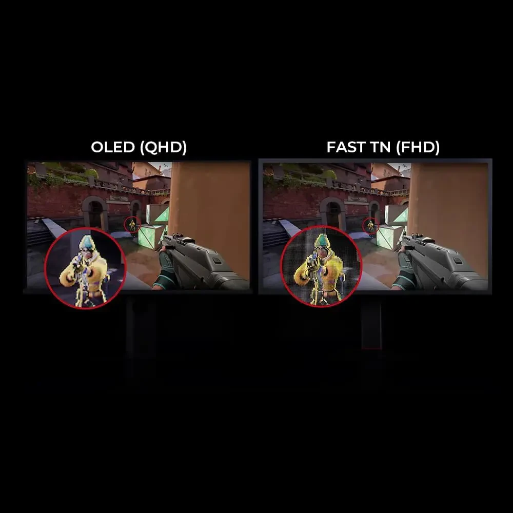 BenQ Zowie XL2566X+ 24.1" Fast TN 400Hz Gaming Monitor for Esports - Motion Clarity DyAc2, 1080p, XL Setting to Share, Shielding Hood, New Industrial Grade Ball Bearing Height Adjustment - Image 4