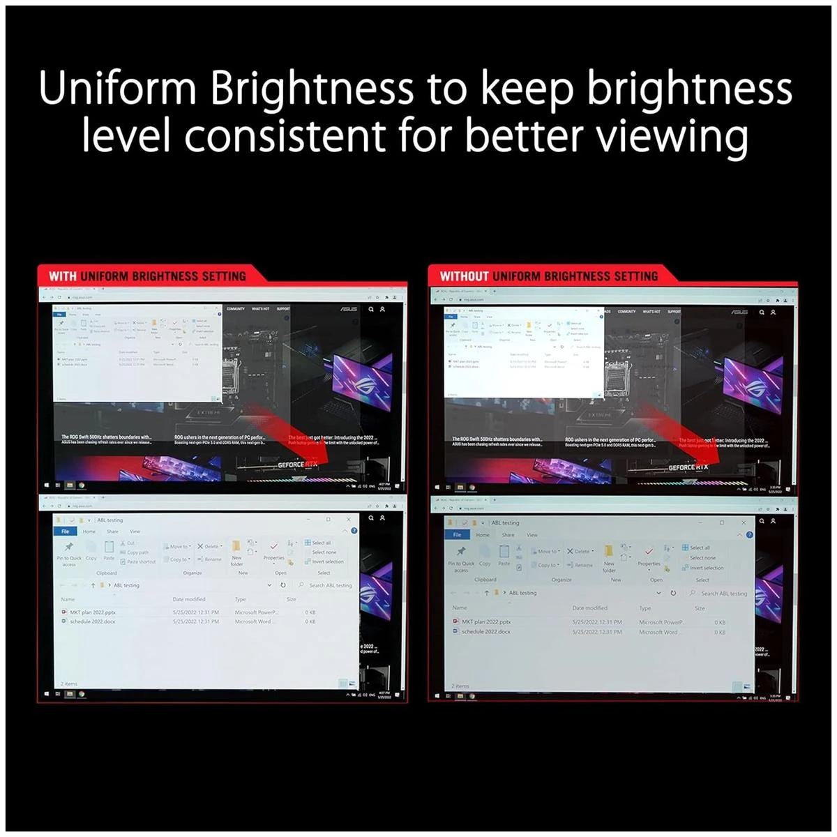 Asus Rog Swift OLED PG34WCDM 34" Ultrawide 800R Curved Gaming Monitor – 21:9 (3440 x 1440), 240Hz, 0.03ms, G-SYNC Compatible, Custom Heatsink, Uniform Brightness, Smart KVM, USB-C 90W PD, 1300nits - Image 6