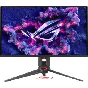 Asus Rog Swift OLED PG27UCDM 27” 4K QD-OLED Gaming Monitor - 240Hz, 0.03ms, Custom Heatsink, Neo Proximity Sensor, G-Sync Compatible, 99% DCI-P3, True 10-bit color, DisplayPort 2.1a UHBR20