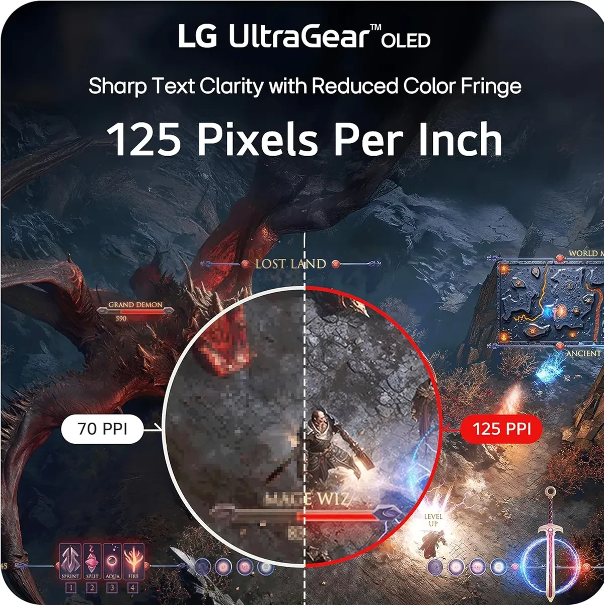 LG 45GX950A-B 45-inch Ultragear 5K2K WUHD (5120 x 2160) OLED Curved Gaming Monitor, Dual-Mode, 165Hz/330Hz, 0.03ms, NVIDIA G-Sync, AMD FreeSync Premium Pro, HDR True Black 400, USB Type-C 90W, DP2.1 - Image 6
