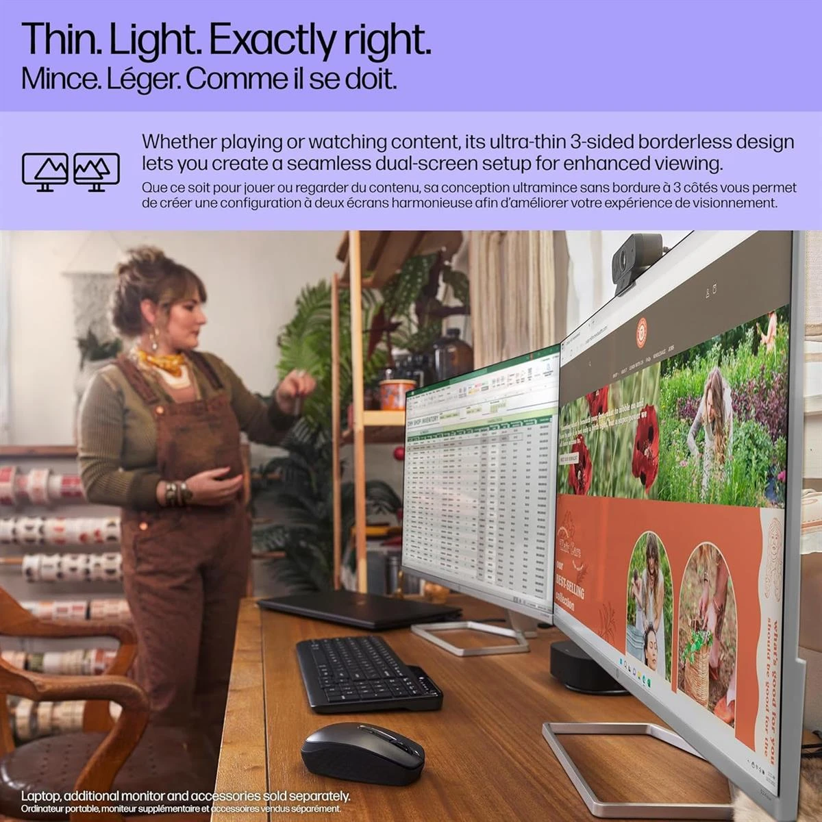 HP Series 5 524sw 24 inch FHD Monitor, 100Hz, Full HD Display (1920 x 1080), IPS Panel, 99% sRGB, 1500:1 Contrast Ratio, 300 nits, Eye Ease with Eyesafe Certification - Image 5