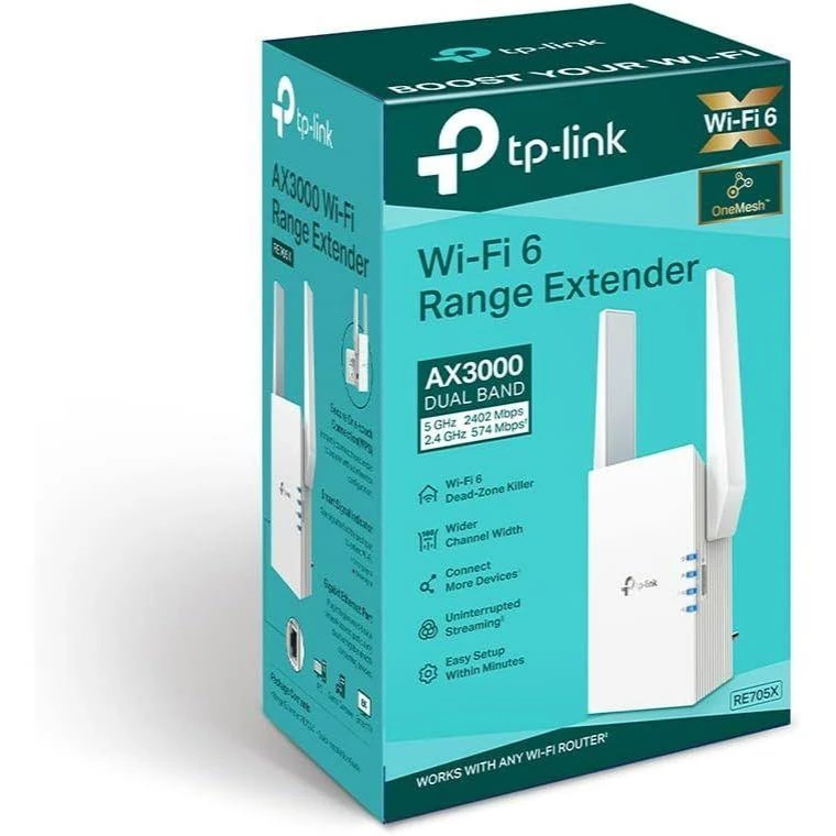 TP-Link RE705X AX3000 Dual-Band Wi-Fi 6 Range Extender - Image 8
