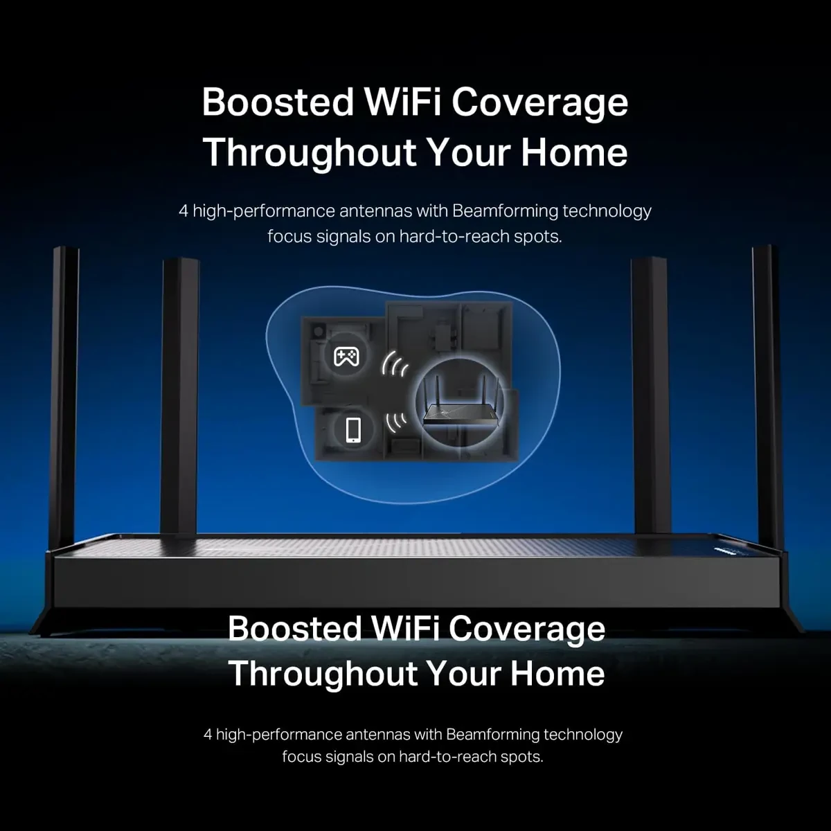 TP-Link Archer BE230 Dual-Band BE3600 Wi-Fi 7 Router - 4-Stream, 2×2.5G + 3×1G Ports, USB 3.0, 2.0 GHz Quad Core, 4 Antennas, VPN, EasyMesh, HomeShield, MLO, Private IOT, Free Expert Support - Image 6