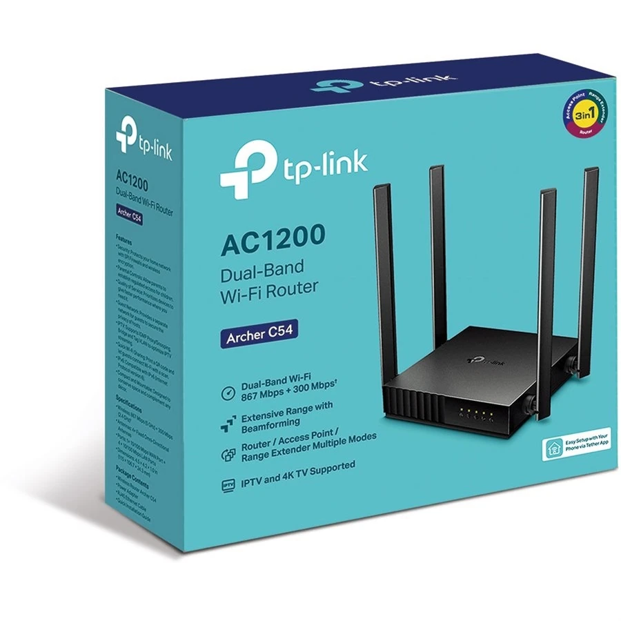TP-Link Archer C54 AC1200 Dual Band Wi-Fi Router - Image 4