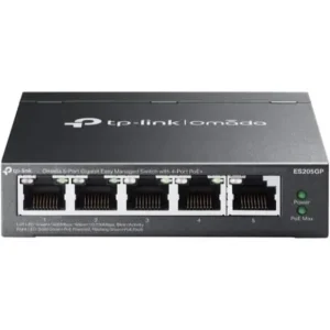 TP-Link ES205GP Omada 5-Port Gigabit Easy Managed Switch with 4-Port PoE+