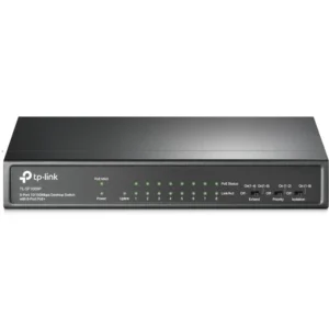 TP-Link TL-SF1009P 9-Port 10/100Mbps Desktop Switch with 8-Port PoE+