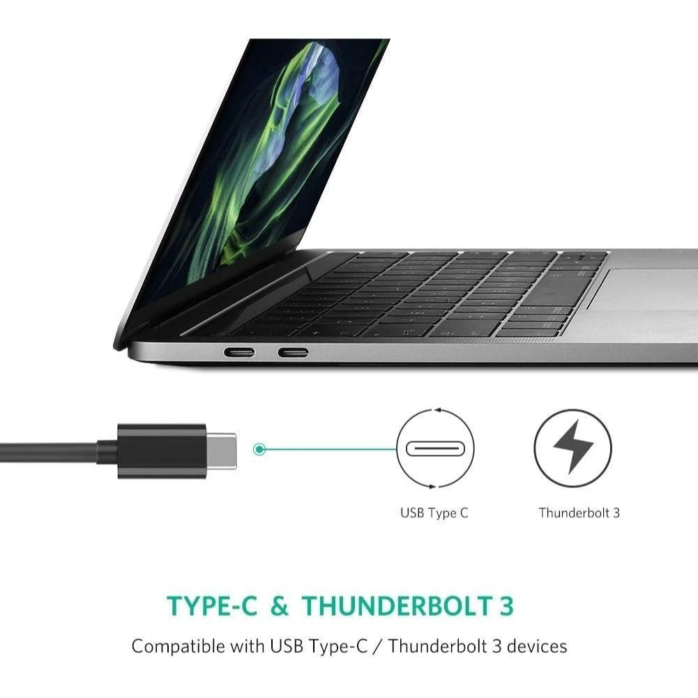 Ugreen USB Type C to Ethernet Adapter, 10/100/1000M, Black - Image 3