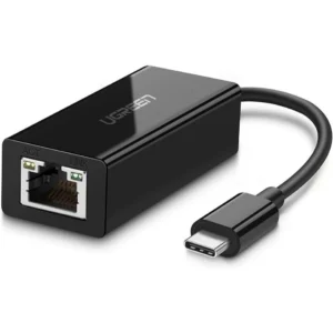 Ugreen USB Type C to Ethernet Adapter, 10/100/1000M, Black