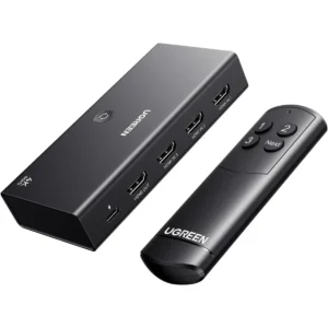 Ugreen HDMI Switch 3 in 1 Out 4K@60Hz, HDMI Splitter with Remote Supports HDR10+ CEC HDCP2.2 Compatible with Nintendo Switch PS5/4/3 Xbox Roku TV Fire Stick Blu-Ray Player