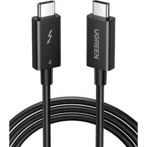 Ugreen Thunderbolt 4 USB-C to USB-C Cable 100W 40Gbps, 0.8M