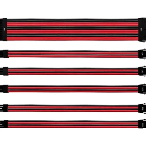 Cooler Master Colored Extension Cable Kit - Red & Black
