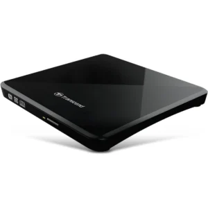 Transcend Slim Portable DVD Writer - Black