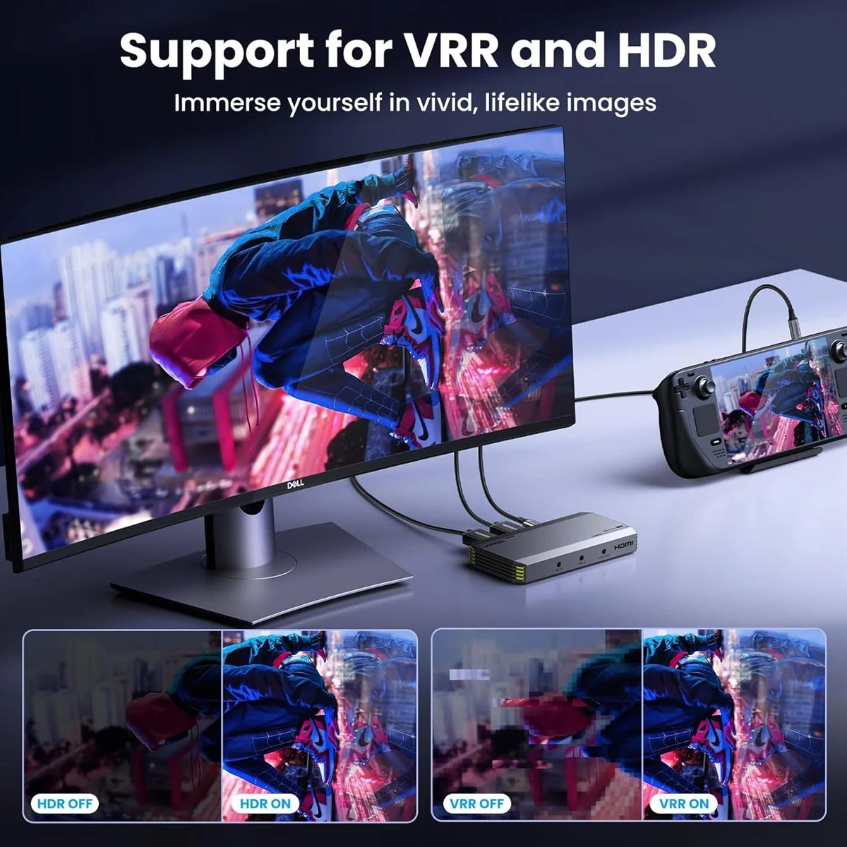 Ugreen 4K@60Hz Capture Card, Ultra HD HDMI Video Capture Card 1080P@240Hz USB 3.0 Ultra-Low Latency with VRR and HDR for Streaming, Gaming, Recording Compatible with iPad, Switch, PS5, Xbox, PC, Mac - Image 5