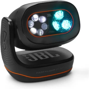 JBL PartyLight Beam Bluetooth Projection Party Light, Take Your Party to The Next Level with Room-Filling choreographed lightshow, Match Your Energy