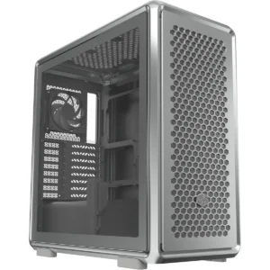 Cooler Master MasterFrame 600 Freeform 2.0 Modular Platform ATX Mid-Tower Case, Aluminum Frame, Magnetic Side Panels, Customizable Internal, 410mm GPU Max, 420mm AIO Max, Type C, Tempered Glass, Silver