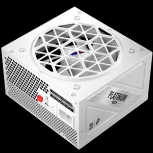 1st Player NGDP 1300W 80 Plus Platinum Certified Full Modular Power Supply ATX 3.1 & PCIe 5.1, All Japanese 105°C Capacitors Eco Mode with 120mm FDB Fan - White