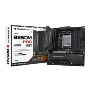Maxsun Terminator B850M Pro Dark Wifi DDR5 AMD AM5 microATX Motherboard