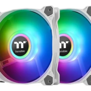 Thermaltake Pure Duo 12 ARGB Sync Radiator Fan (2-Fan Pack) - White