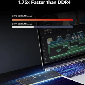 Lexar SODIMM 16GB (1x16GB) 5600MHz C46 DDR5 RAM, 262-Pin DDR5 SODIMM Laptop RAM, High-Performance Gaming DRAM SO-DIMM for Laptop Memory/All-in-one Intel NUC Mini-PC, 1.1V, CL46-45-45-90