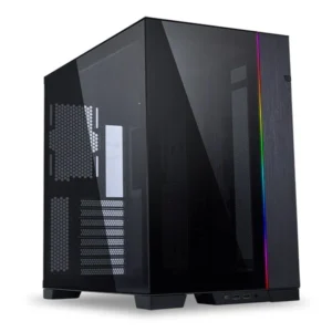 Lian Li O11 Dynamic EVO Gaming PC Case E-ATX Desktop Computer Case - Mid Tower Chassis with Flexible Mode and Configuration, Tempered Glass Panel, USB Type-C Port -Black