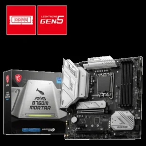 MSI MAG B760M Mortar DDR5 Intel 12/13/14th Gen microATX Motherboard