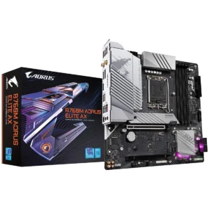 Gigabyte B760M Aorus Elite AX DDR5 Intel 12/13th Gen microATX Motherboard