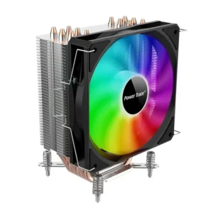 Power Train X-Gamerx D-600A ARGB CPU Air Cooler, Black