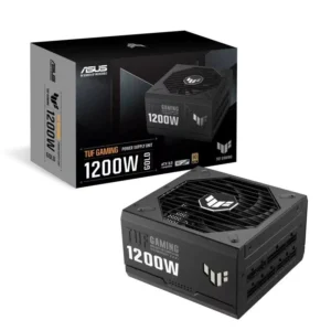 Asus Tuf Gaming 1200W Gold (1200 Watt, ATX 3.0 Compatible Fully Modular Power Supply, 80+ Gold Certified, Military-Grade Components, Dual Ball Bearing, Axial-tech Fan, PCB Coating)