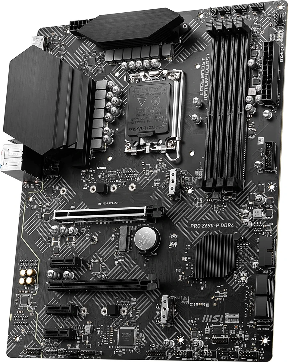 MSI Pro Z690-P DDR4 Intel 12/13th Gen ATX Motherboard - Image 3