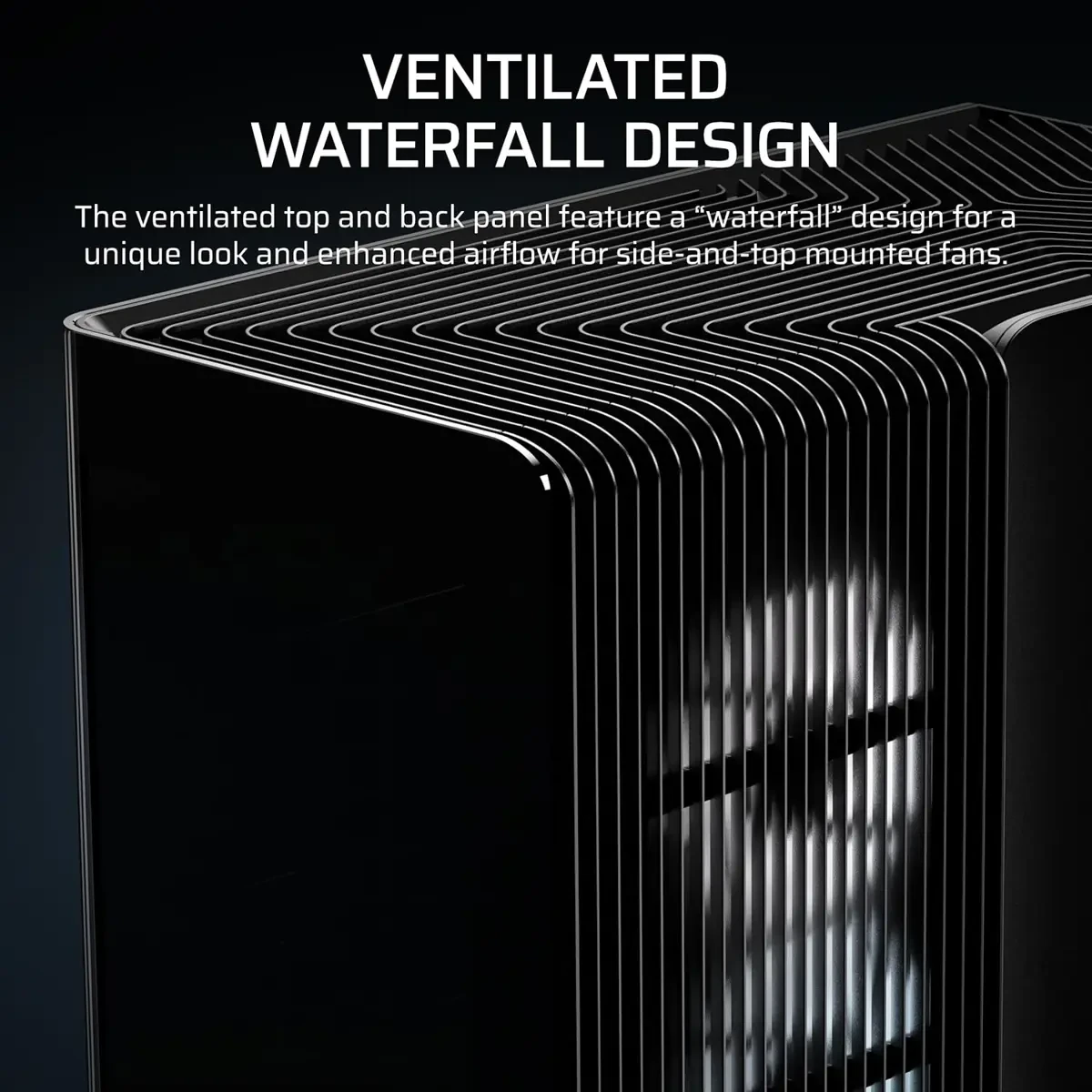 Corsair Frame 4500X LX-R RGB iCUE Link Panoramic Glass Mid-Tower PC Case – InfiniRail Mounting System, Fits Dual 360mm Radiators, GPU Anti-Sag, 3x LX120R RGB LINK Fans Included – Black - Image 6