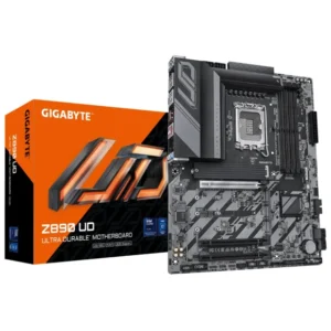Gigabyte Z890 UD Intel Core Ultra (Series 2) LGA 1851 Motherboard, ATX, DDR5, 3X M.2, PCIe 5.0, Front USB Type-C, 2.5GbE LAN, EZ-Latch
