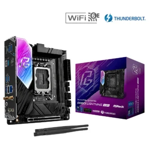 ASRock B860I Lightning WiFi Phantom Gaming DDR5 Motherboard, Intel Core Ultra Series 2, LGA 1851 Intel B860 SATA 6Gb/s, Mini ITX