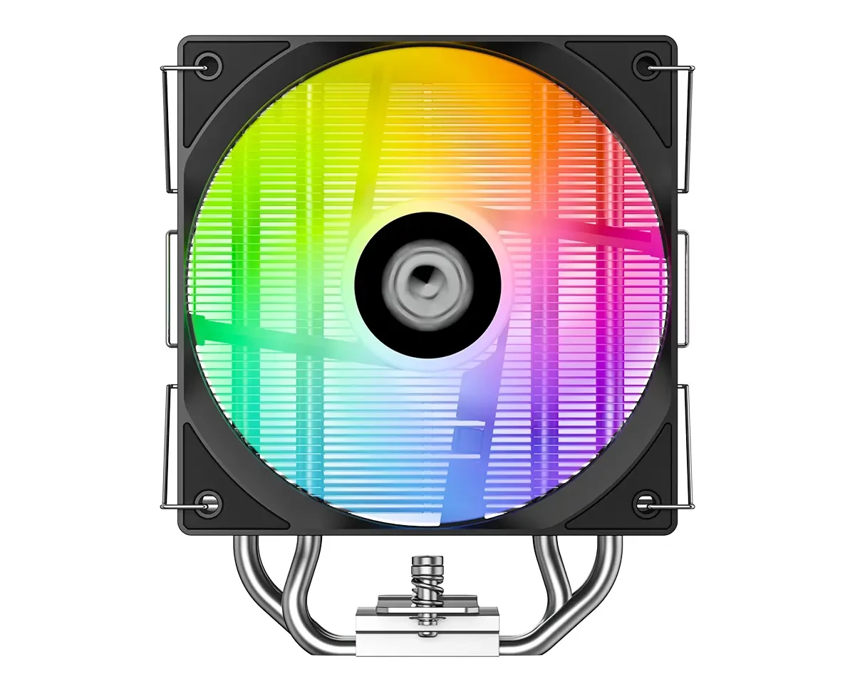 ID-Cooling SE-214-XT V2 ARGB CPU Air Cooler, 4 Heat Pipes, Single Tower, 100% RAM Compatibility, ARGB Lighting, Black - Image 5