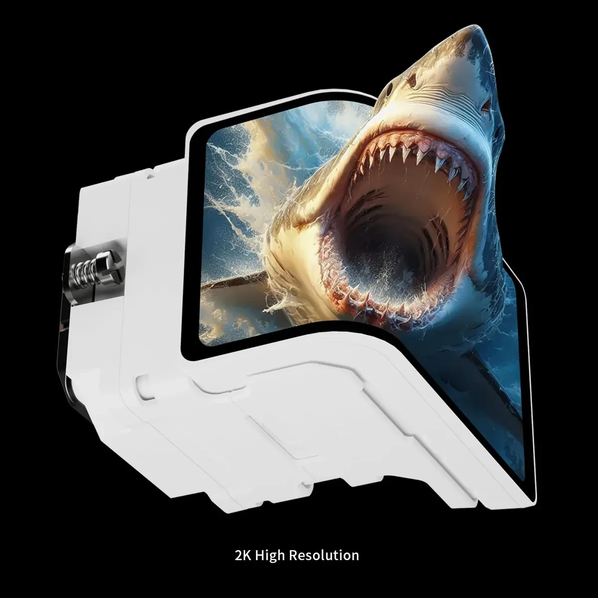 Thermalright Wonder Vision 360 Turbo ARGB White CPU Liquid Cooler, 6.67" 3D Curved Screen with 2400x1080 Resolutions, Magnetic Panel Screen, 360MM AIO - Image 4