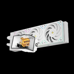 Thermalright Wonder Vision 360 UB ARGB White CPU AIO Liquid Cooler - Rotatable 6.67'' Curved Screen 3D Effect, 2K Resolution, 2150RPM TL-UB36 Fans, for AM4/AM5 & Intel 1700/1851