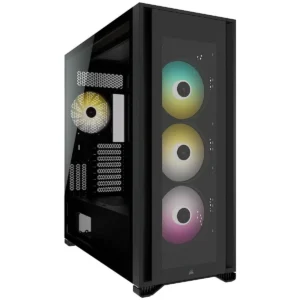 Corsair iCUE 7000X RGB Tempered Glass Full-Tower ATX Case - Black