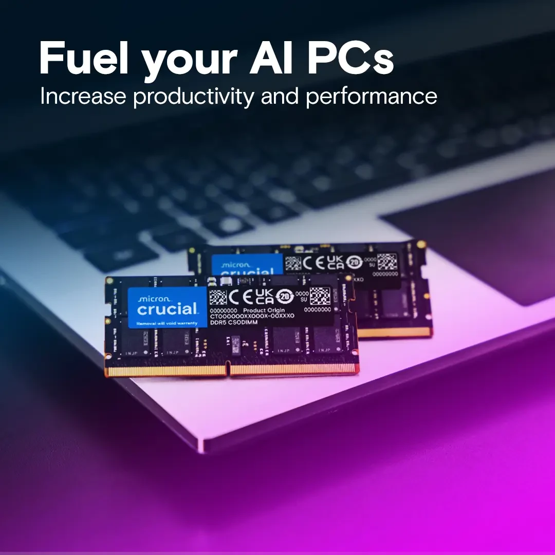 Crucial 32GB (16GBx2) 6400MHz CL52 DDR5 Laptop CSODIMM Memory Kit - Image 6