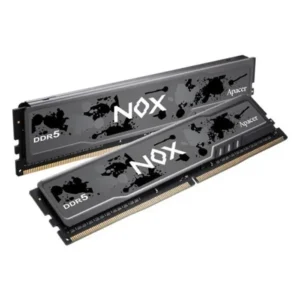 Apacer Nox DDR5 32GB (2x16GB) 6000MHz CL40 RAM 1.35V AMD Expo & Intel XMP Desktop Computer Memory - Black