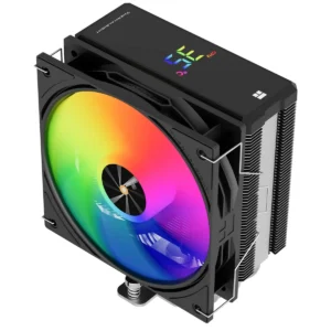 Thermalright Assassin X 120 R Digital ARGB Black CPU Cooler, Digital Screen Top Cover, TL-P12-S PWM Quiet Fan CPU Air Cooler, Computer Heatsink Cooling