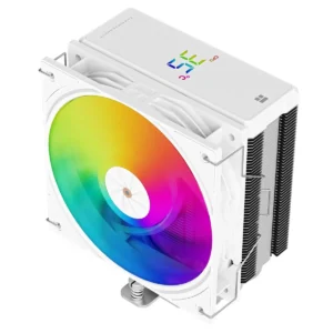 Thermalright Assassin X 120 R Digital ARGB White CPU Cooler, Digital Screen Top Cover, TL-P12W-S PWM Quiet Fan CPU Air Cooler, Computer Heatsink Cooling