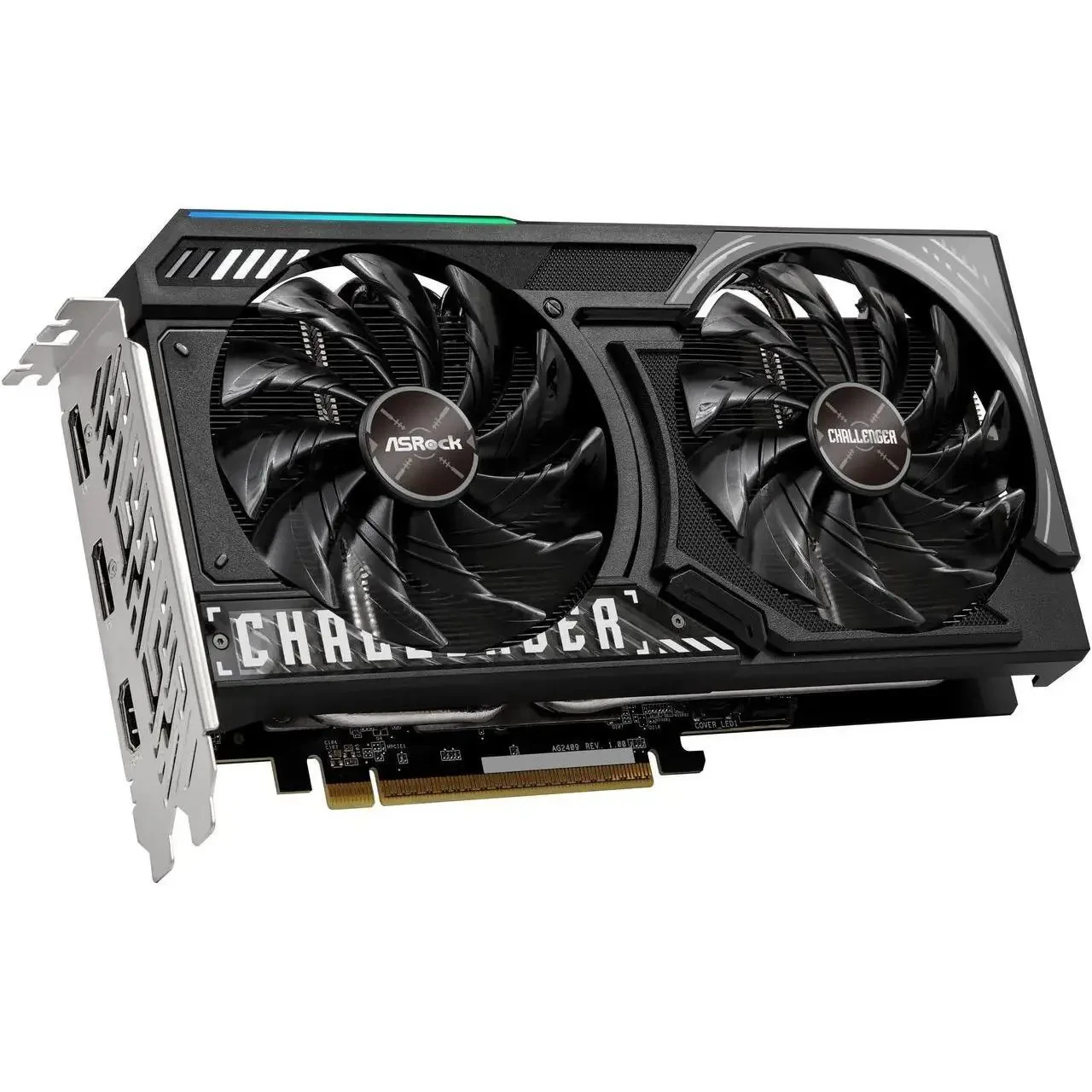 ASRock AMD Radeon RX 9060 XT Challenger 8GB OC GDDR6 PCI Express 5.0 x16 Graphics Card - Image 4