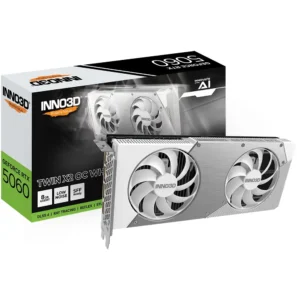 Inno3D GeForce RTX 5060 Twin X2 OC White 8GB GDDR7 Gaming Graphics Card