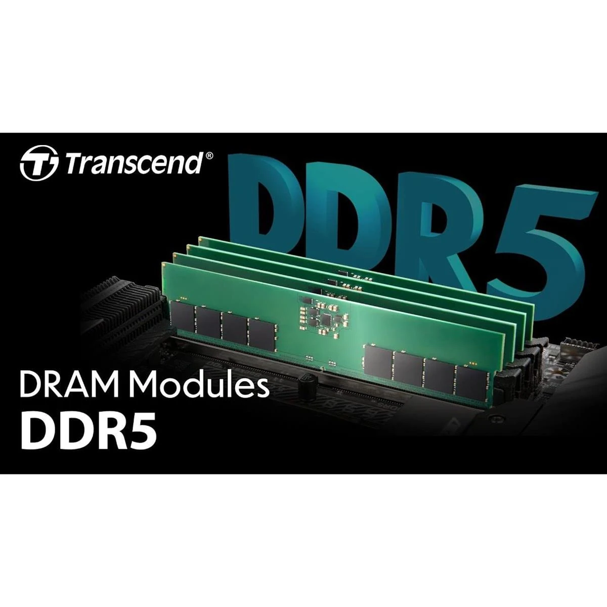 Transcend JetRam 32GB (1x32GB) 4800MHz C40 DDR5 U-DIMM Desktop Memory - Image 2