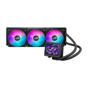 Asus Rog Ryujin III 360 ARGB Extreme All-in-One AIO CPU Liquid Cooler, AMD Ryzen 9000 & Intel Core Ultra Ready, Asetek Gen8 V2 Pump; High Airflow & Static Pressure Magnetic Fans