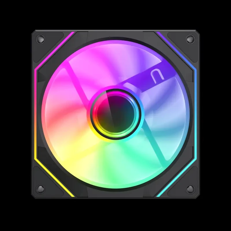 GameMax FN12A-S8I-R Reverse 120mm Black Frame ARGB Fan - Image 2