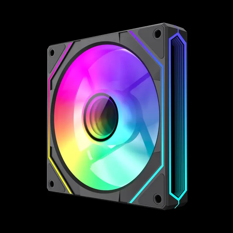 GameMax FN12A-S8I-R Reverse 120mm Black Frame ARGB Fan - Image 3