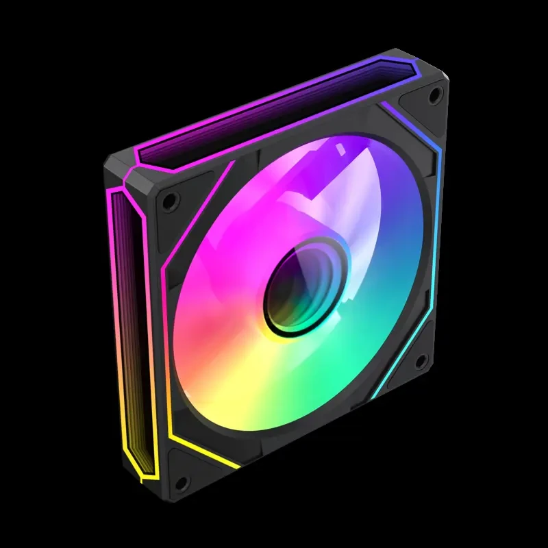 GameMax FN12A-S8I-R Reverse 120mm Black Frame ARGB Fan