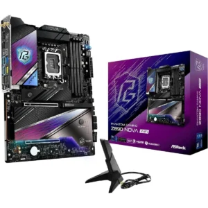 ASRock Intel Core Ultra Z890 Nova WiFi 7 Phantom Gaming ATX Motherboard Thunderbolt LGA1851 RL-ILM DDR5 9200 MHZ 256 GB