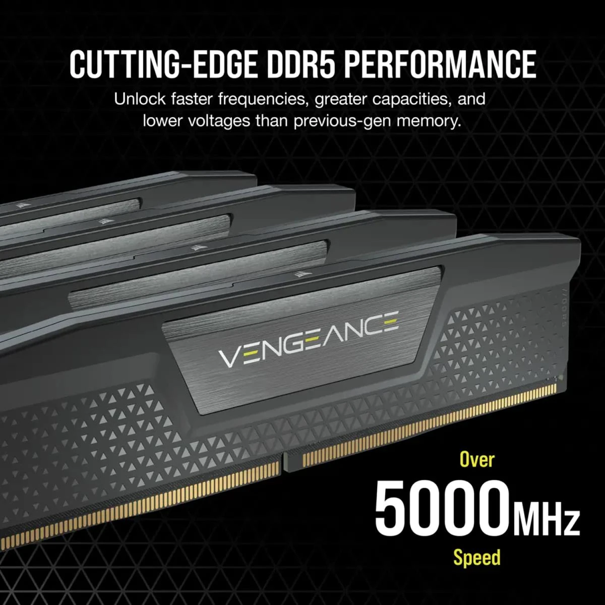 Corsair Vengeance 32GB (1x32GB) 6000MHz C38 DDR5 DRAM AMD EXPO & Intel XMP Memory Kit - Image 2