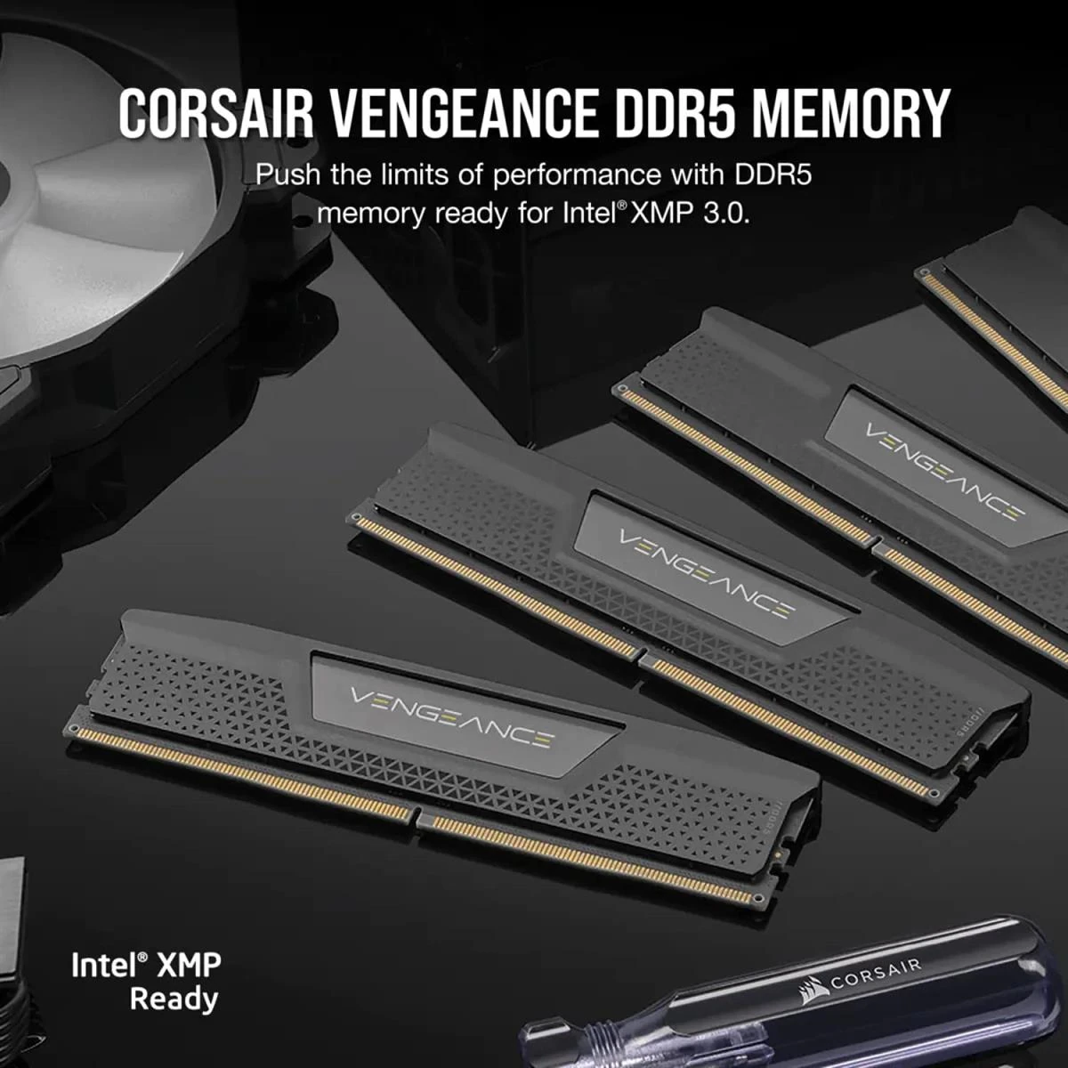 Corsair Vengeance 32GB (1x32GB) 6000MHz C38 DDR5 DRAM AMD EXPO & Intel XMP Memory Kit - Image 4